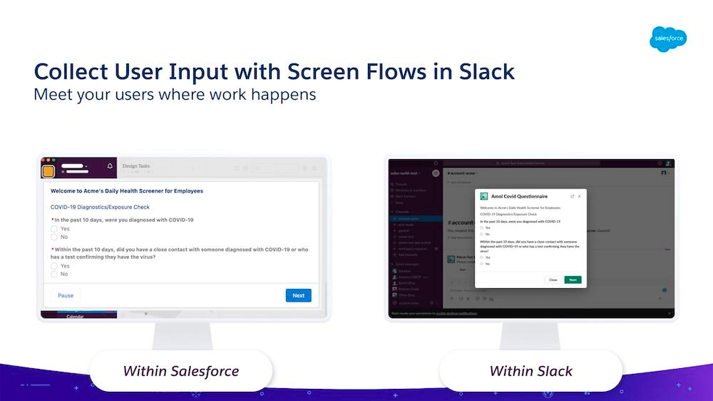 Slack Screen Flows