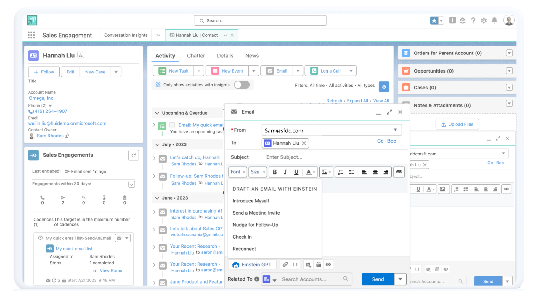 Salesforce SalesGPT Features