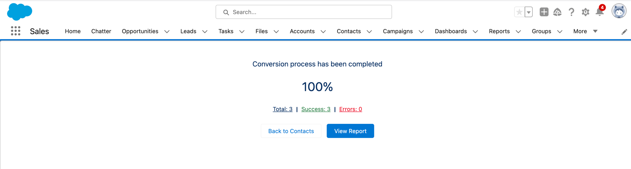 Blink App for Mass Lead Conversion in Salesforce