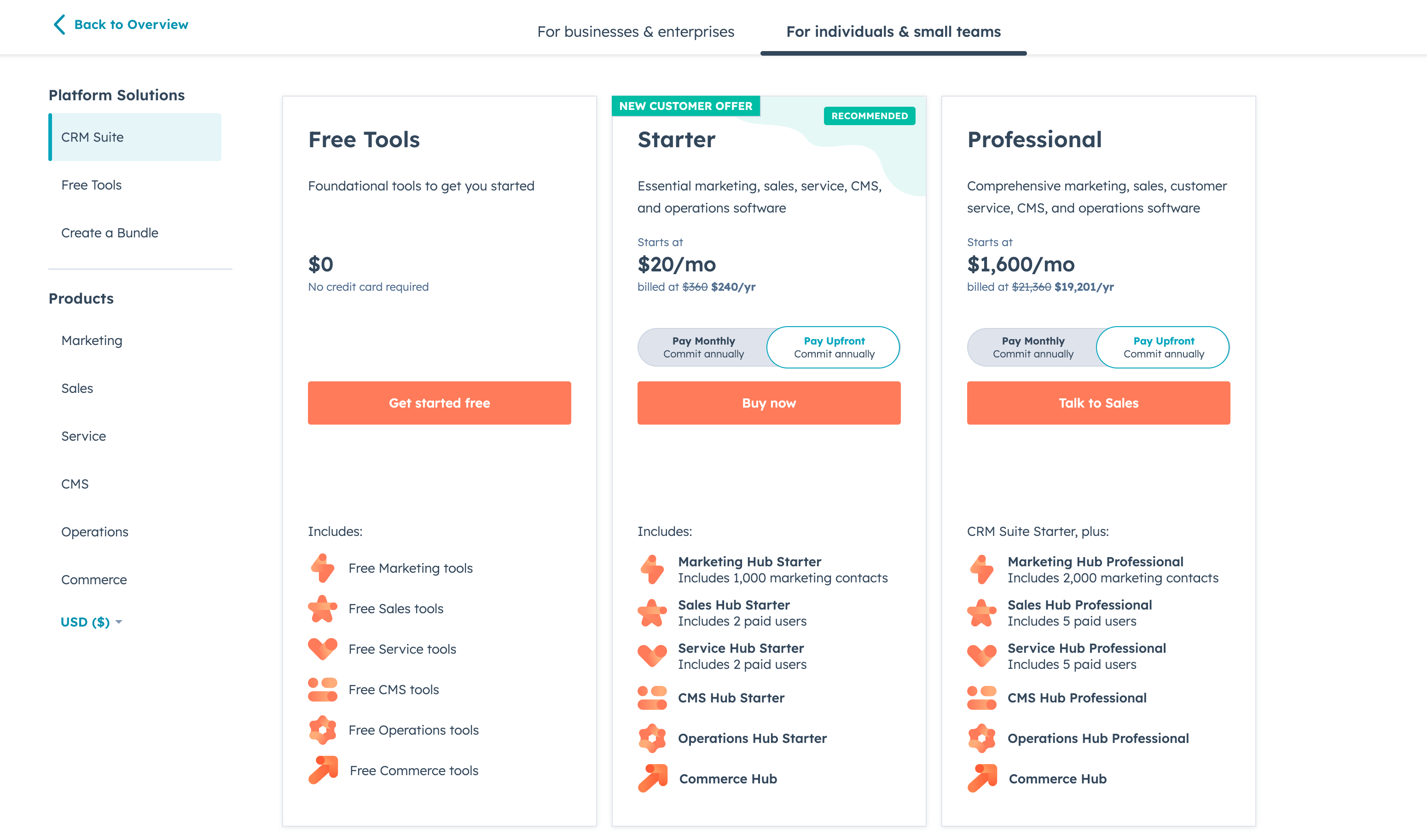 Hubspot Pricing