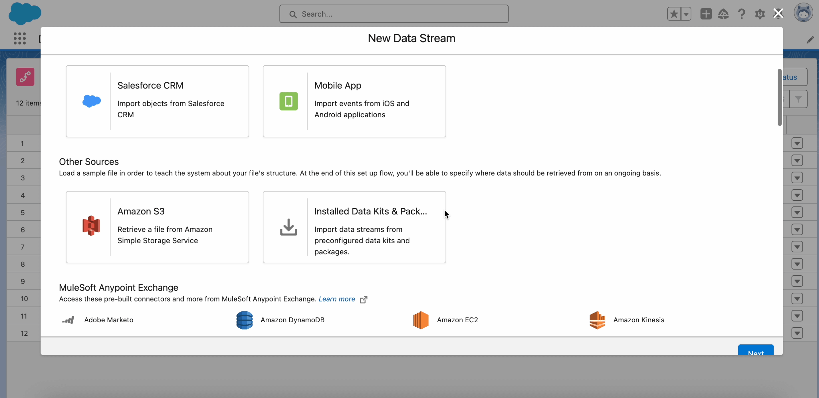 Data Ingest in Salesforce Data Cloud