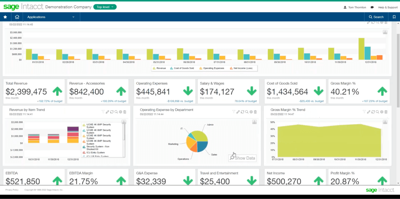 Sage Intacct Accounting and ERP