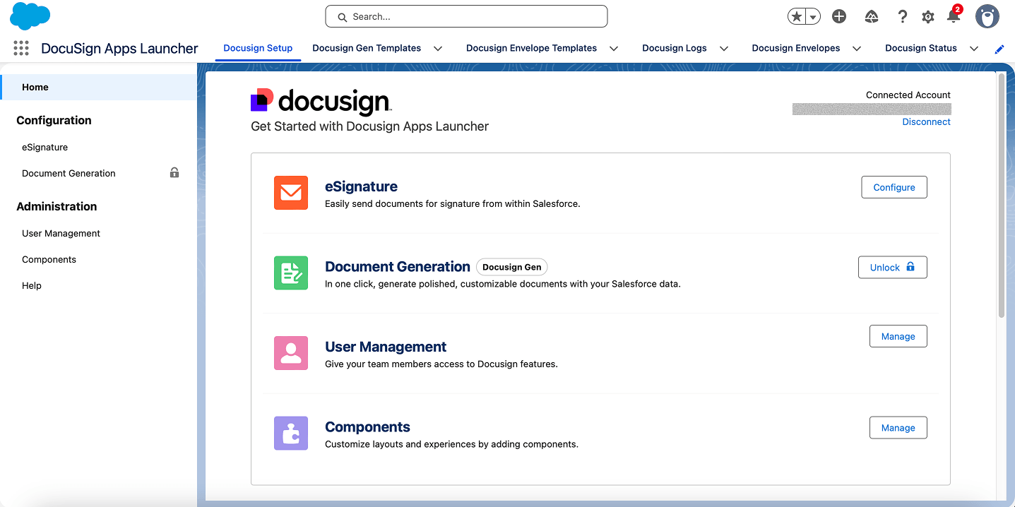 Docusign Apps Launcher