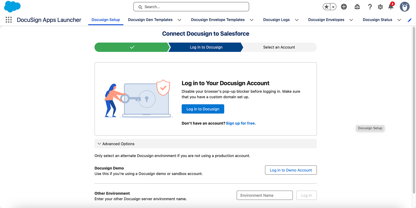 Log in to Your Docusign Account