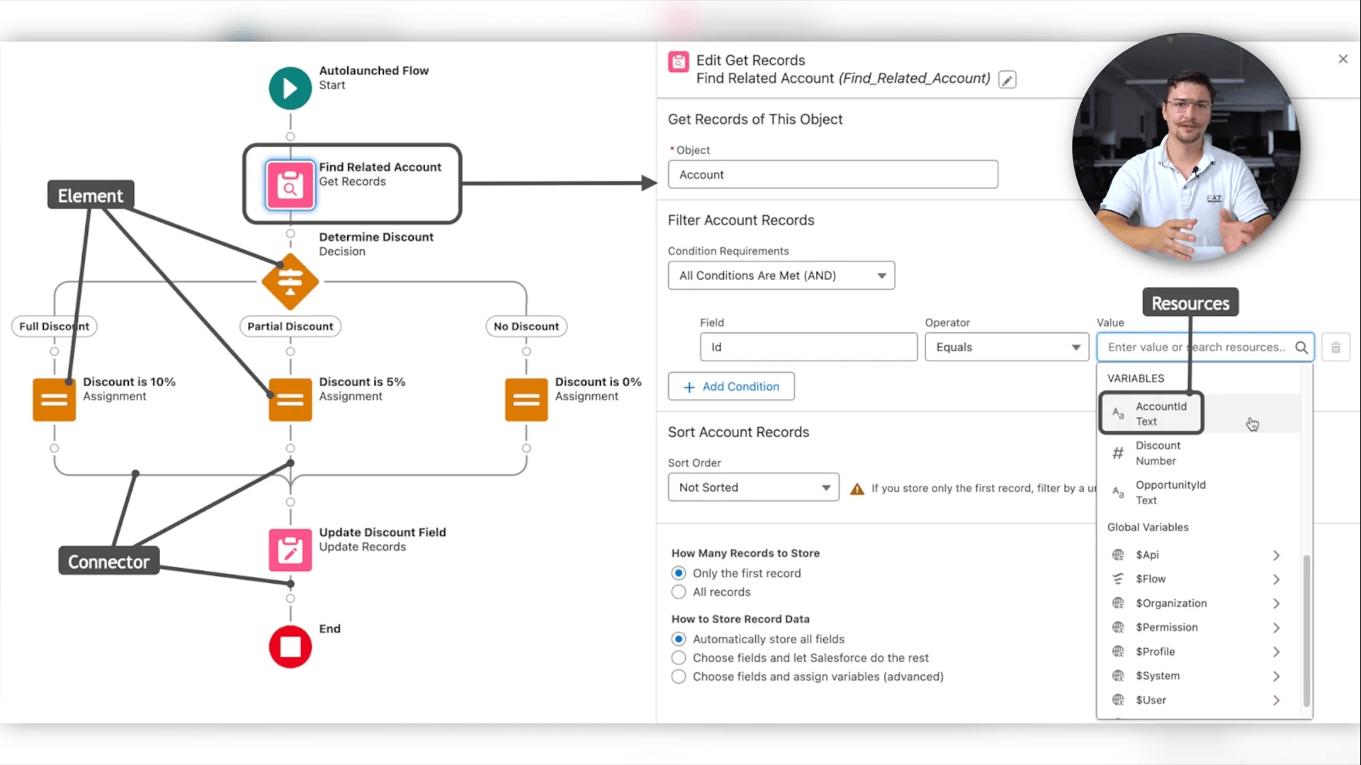 Salesforce Flow Builder